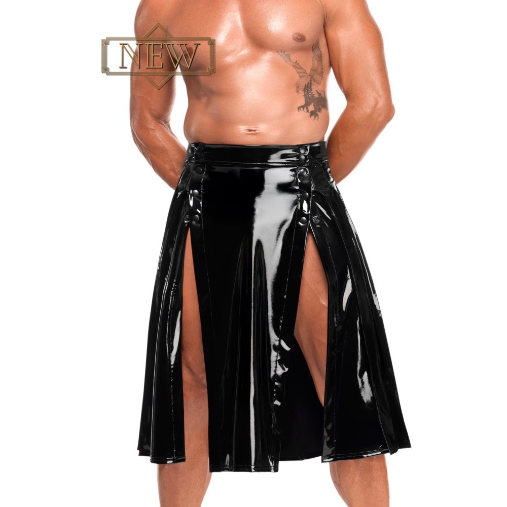 Noir Handmade - Emipre pvc Rok - Zwart